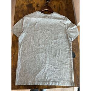 Banana Republic Women's Gray T-Shirt with Tropical Palm Tree Graphic Size S‎
